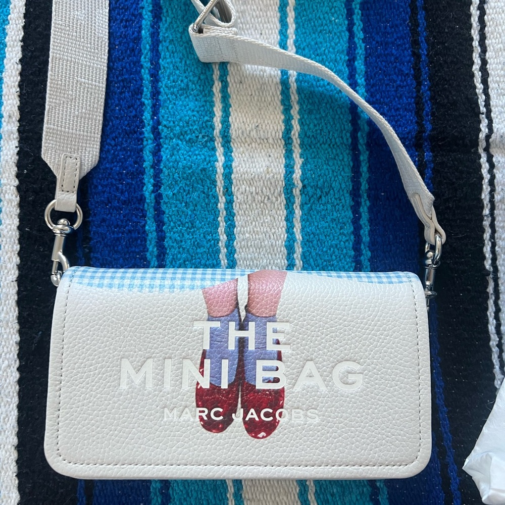 Marc Jacobs White and Red Mini Bag